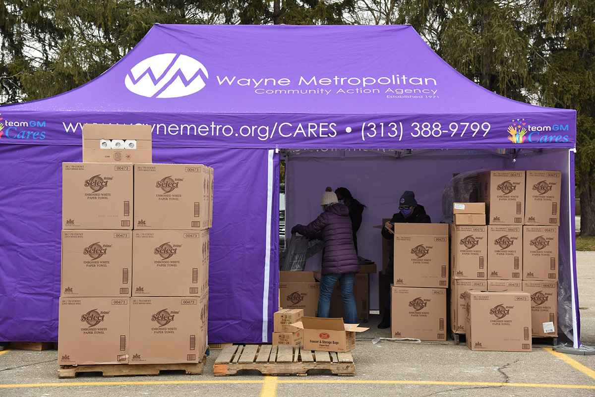 Wayne Metro Cares 2021 Food Distribution